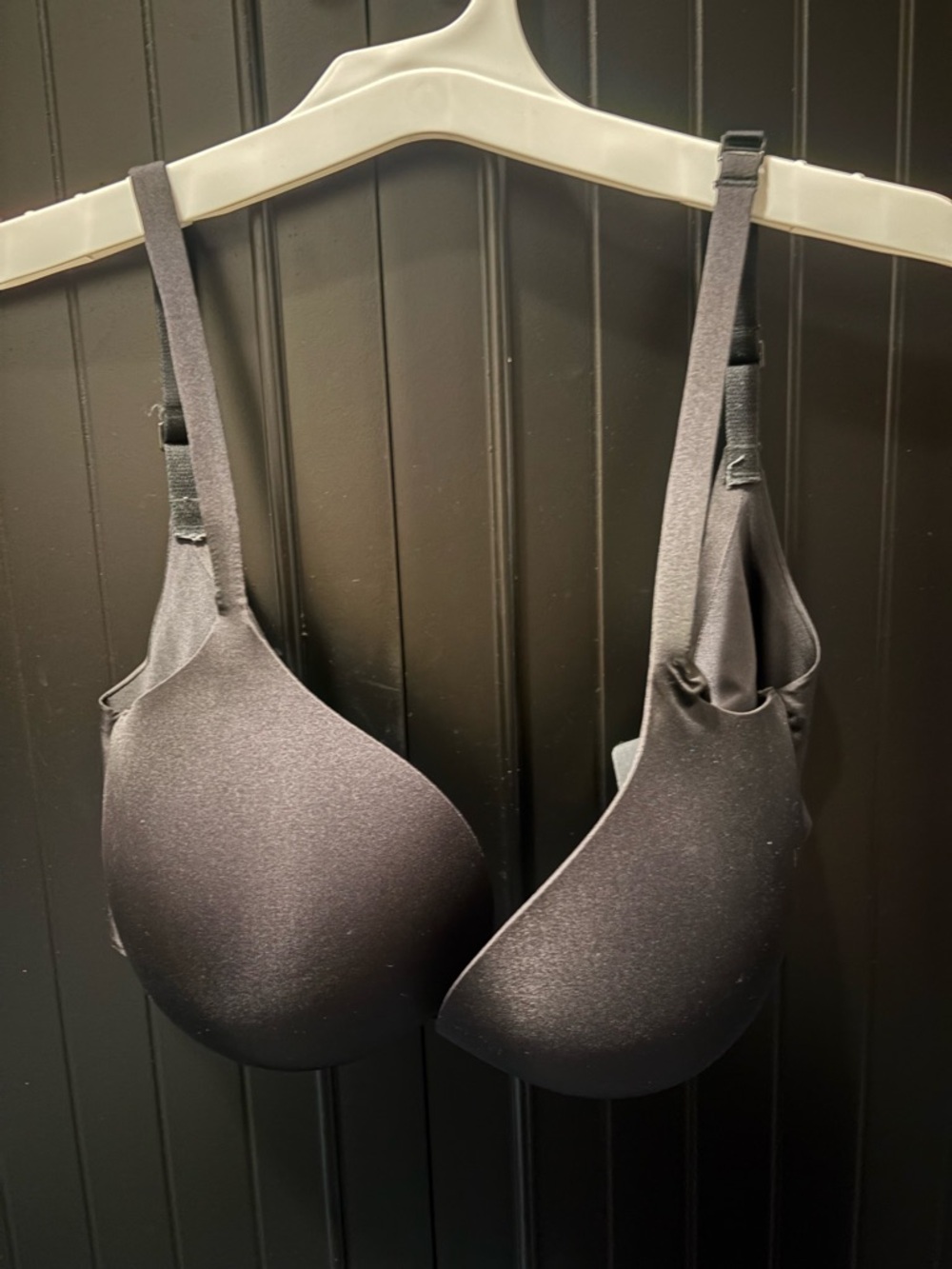 SKIMS push up Smooth T-Shirt Bra - Black